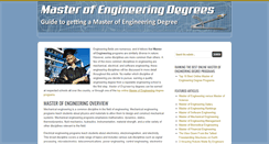 Desktop Screenshot of master-of-engineering.org